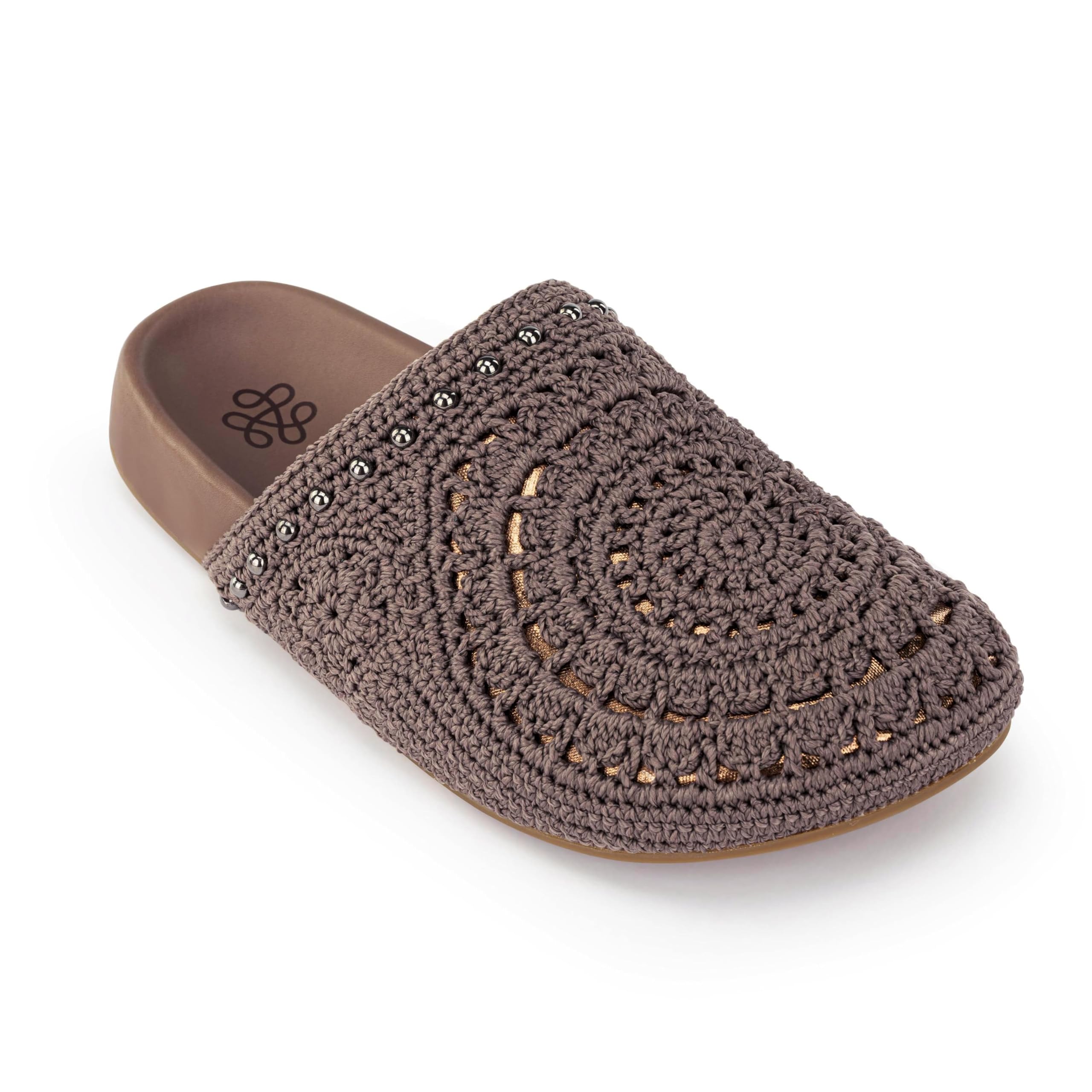 The Sak Bolinas Clog in Crochet and Leather, Slip On Entry