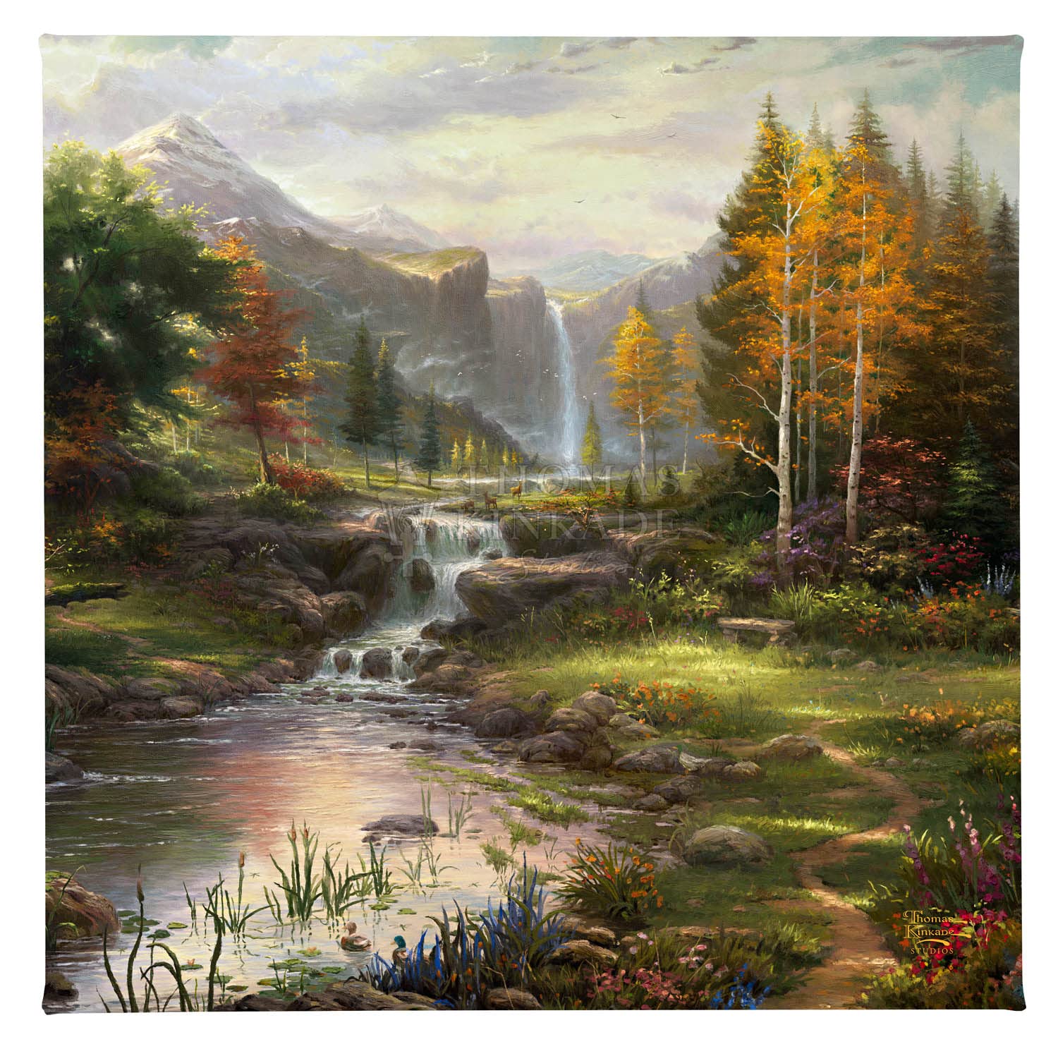 Amazon.com: Thomas Kinkade Reflections of Family – 14″ x 14