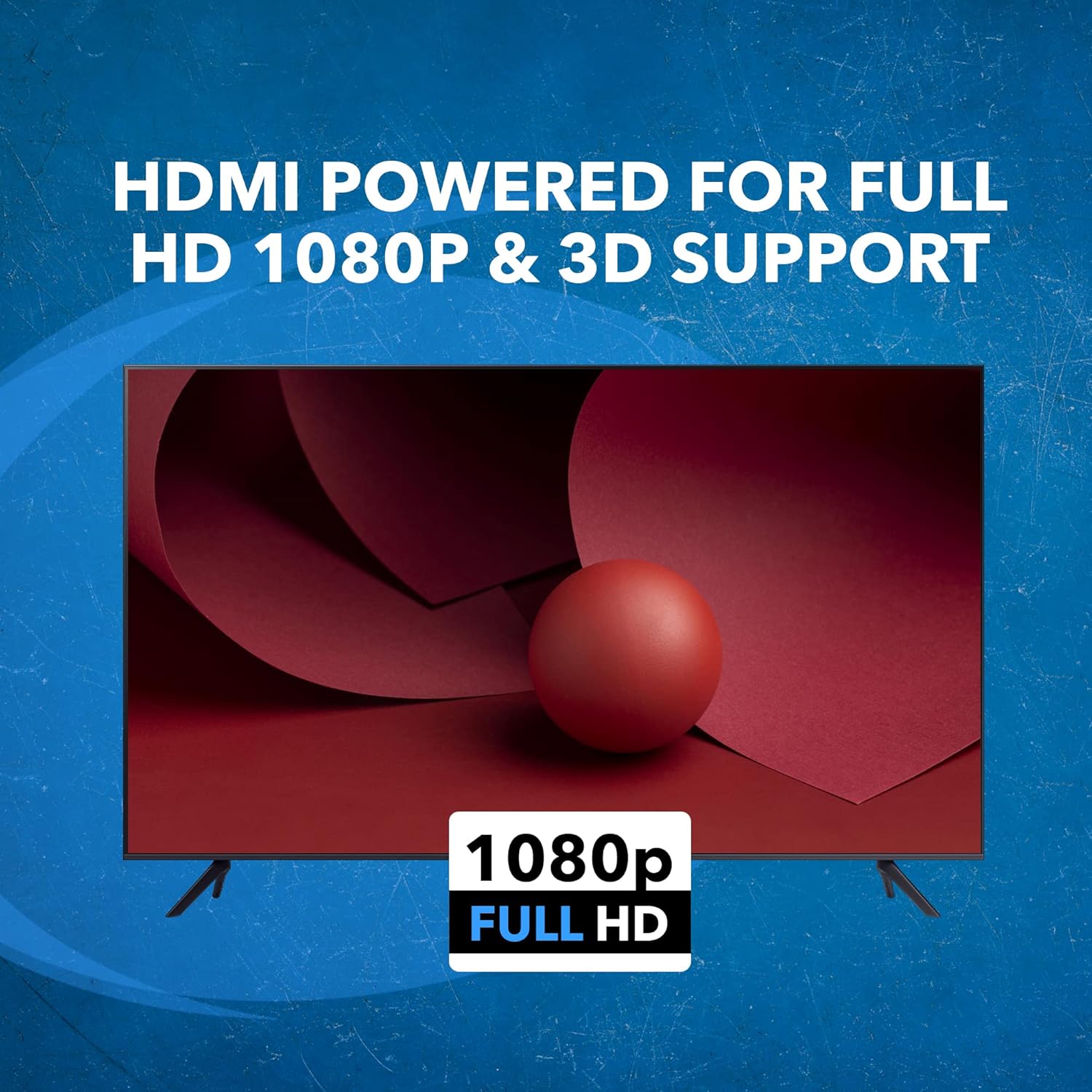 OREI HD-1016 HDMI Splitter highlighting Full HD 1080P and 3D support.