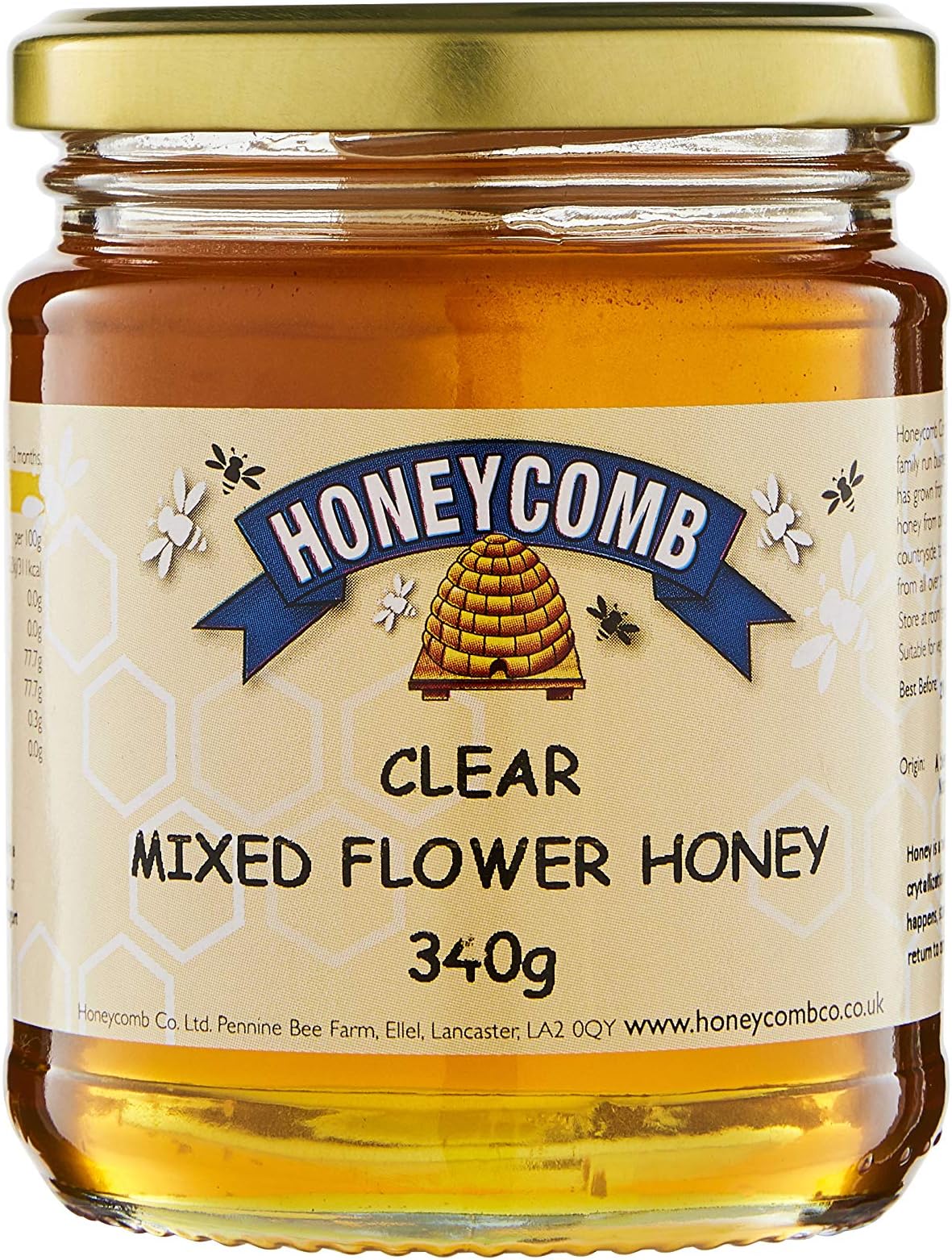 Clear Mixed Flower Honey, 340g