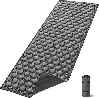 FOCHIER F Camping Cot Mattress Pad, Soft Comfortable 75"X30" Cot Mattress Topper Pad,Non-Slip Lightweight Thin Sleeping Pad for Camping Cot, Home Use