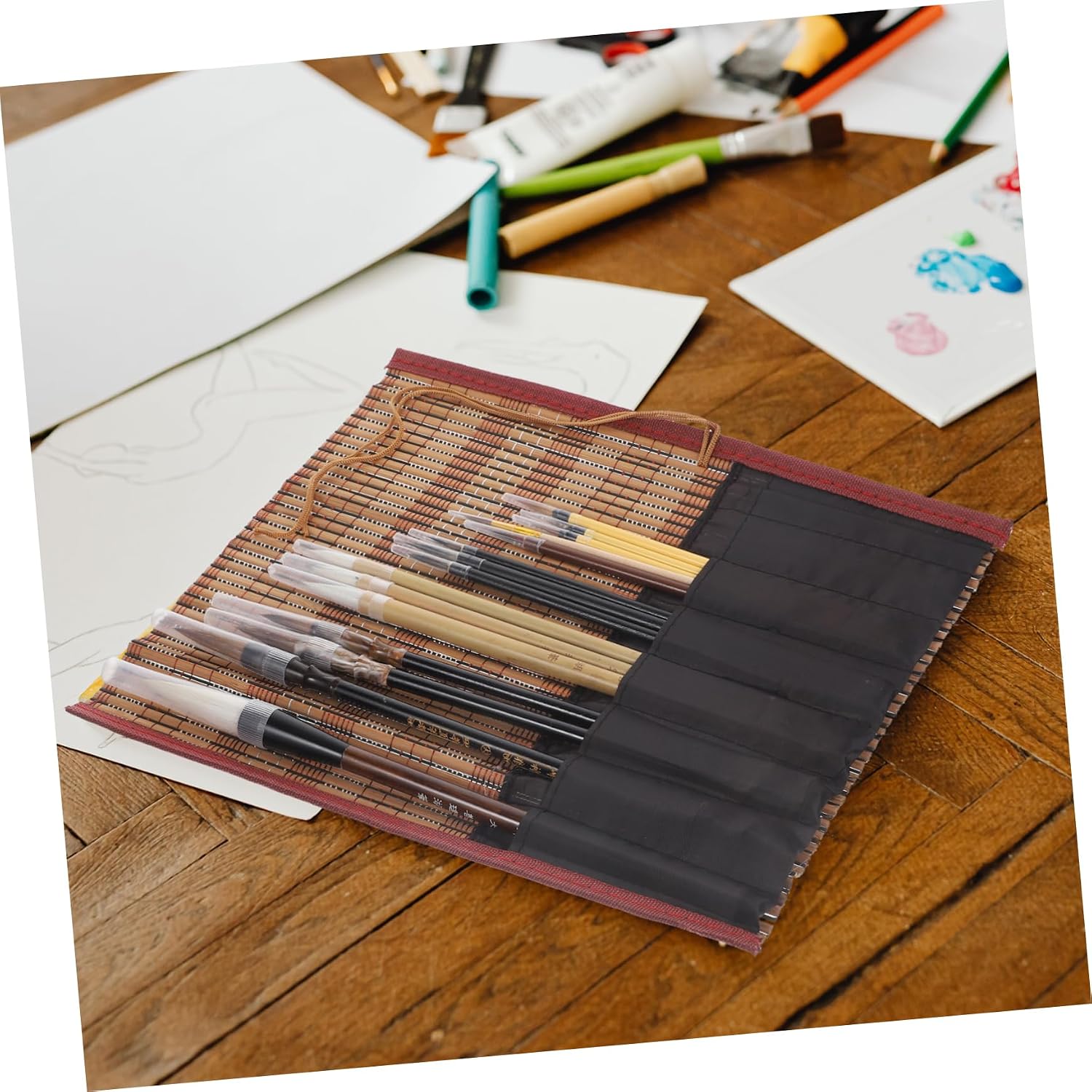 Holibanna Chinese Calligraphy Brush Set for Beginners OPP Case Multi-function Ink Brushes for Painting and Writing for Art Supplies and Calligraphy Practice