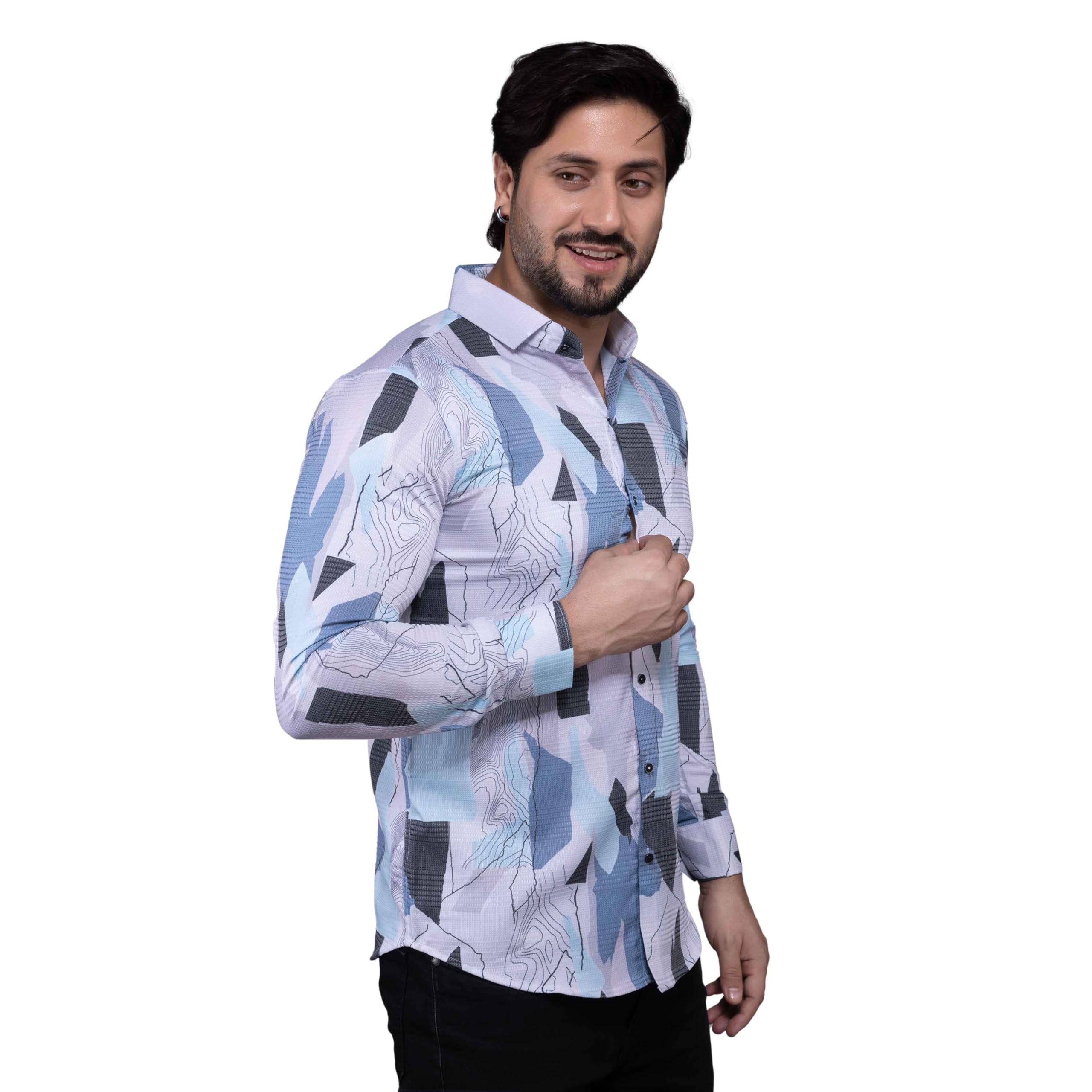 Print Design Cotton Casual Shirt – Heritage Micro Print Edition