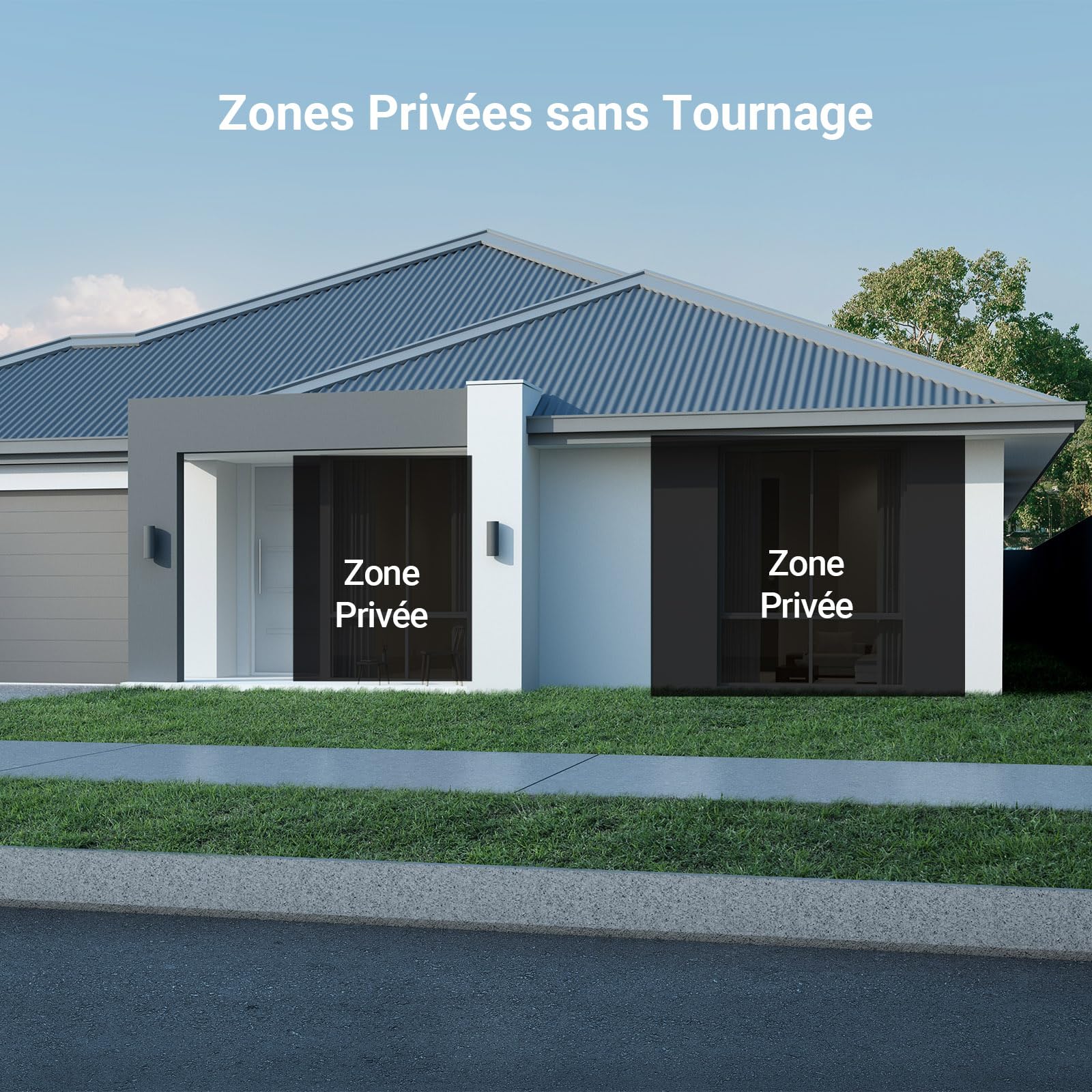 EZVIZ Sonnette Vidéo sans Fil avec Caméra 2K, Sonnette Extérieur avec Panneau Solaire & Batterie,Vision Nocturne Couleur, Détection de Personnes, Vue Ultra Large, Stockage eMMC 8 Go,CP3 Pro et CH1 Kit