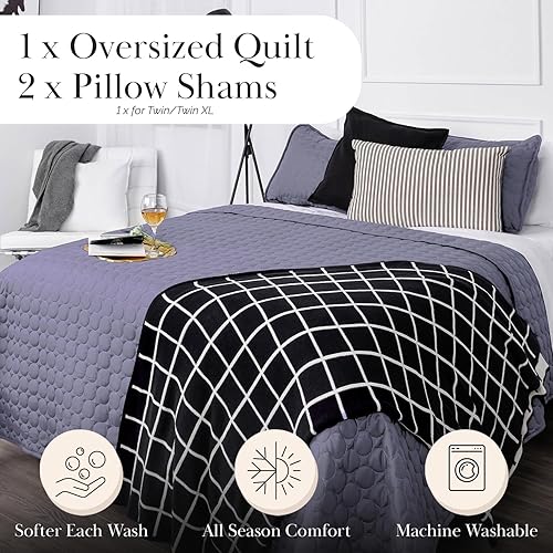 Vista 31 de Southshore Fine Linens, The Brickyard Collection -Juego de edredón ligero 02 - Hueso de ladrillo