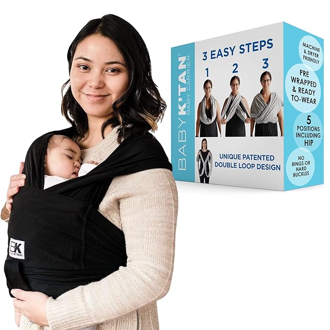 Original Baby K'tan Baby Carrier 1 Easy PreWrapped
