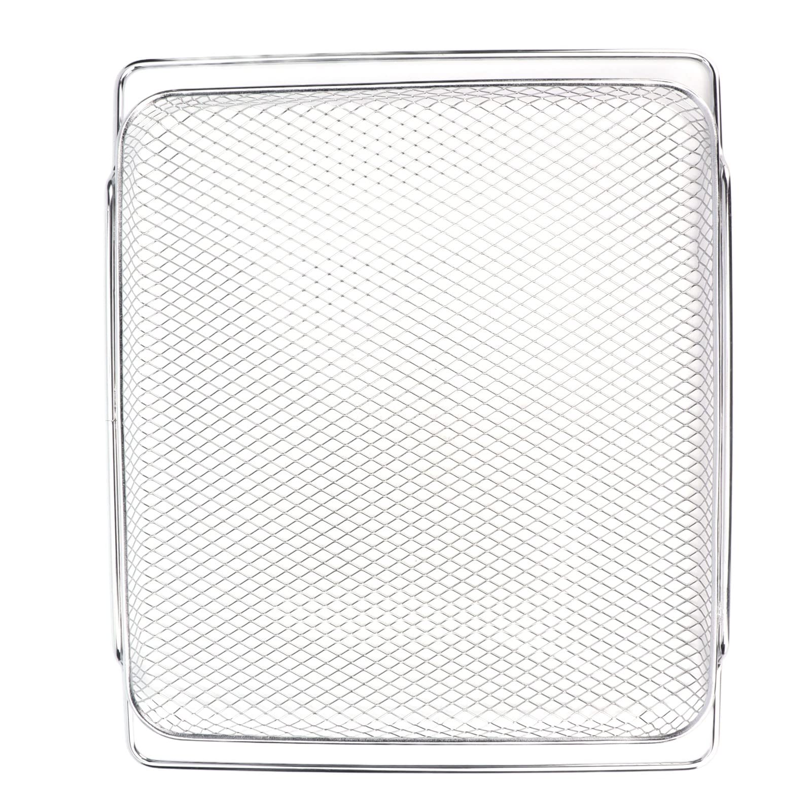 Rete Grigliata Multifunzionale in Acciaio Inossidabile per Griglia da Forno per Cottura Raffreddamento 36x30cm