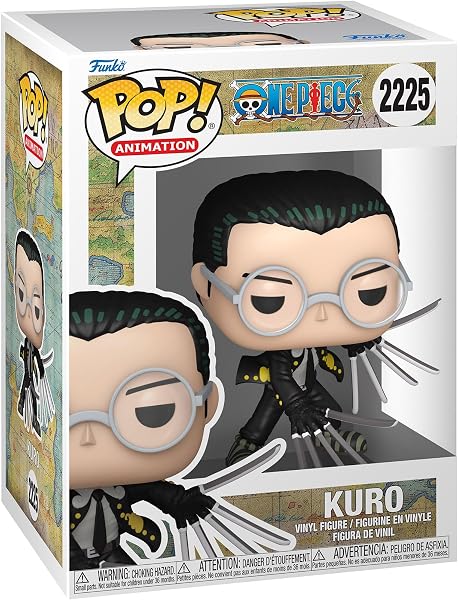 Funko POP! Animation: One Piece - Kuro - Figura in vinile da collezione - Idea regalo - Prodotto ufficiale - Giocattoli per bambini e adulti - Modello di figura per collezionisti ed esposizione - 1