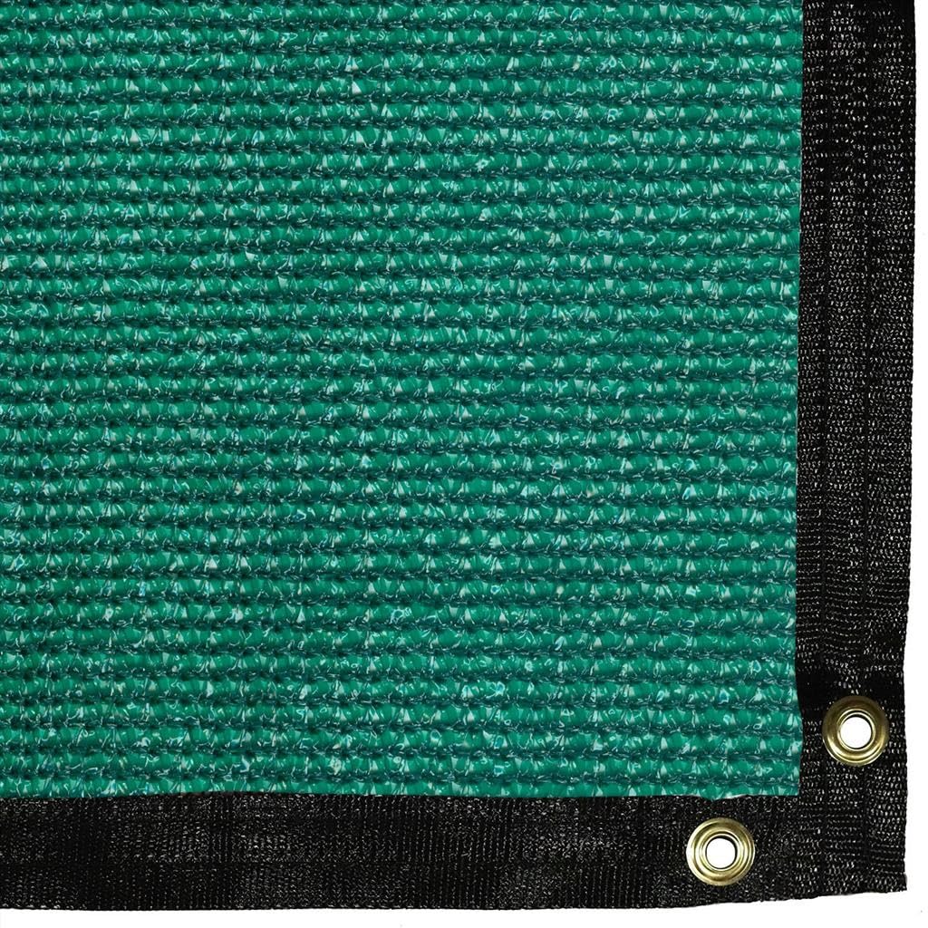 Be Cool Solutions 70% Green Outdoor Sun Shade Canopy: UV Protection Shade Cloth| Lightweight, Easy Setup Mesh Canopy Cover with Grommets| Sturdy, Durable Shade Fabric for Garden, Patio & Porch 12'x12'