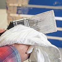 Vista 6 de Trapos de limpieza de camisetas blancas de primera calidad (caja de 10 libras), trapos de algodón blanco para limpieza, manchas, pintura, aceite