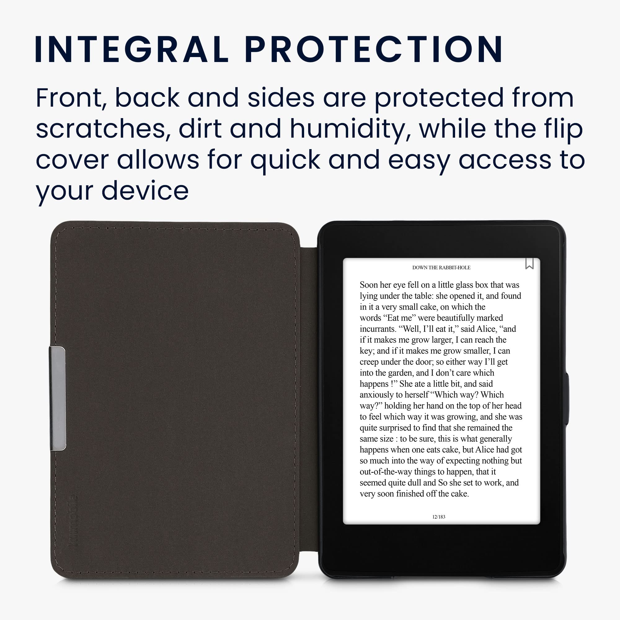 Funda compatible con Amazon Kindle Paperwhite - Funda protectora de nailon para lector electrónico - Naranja 4