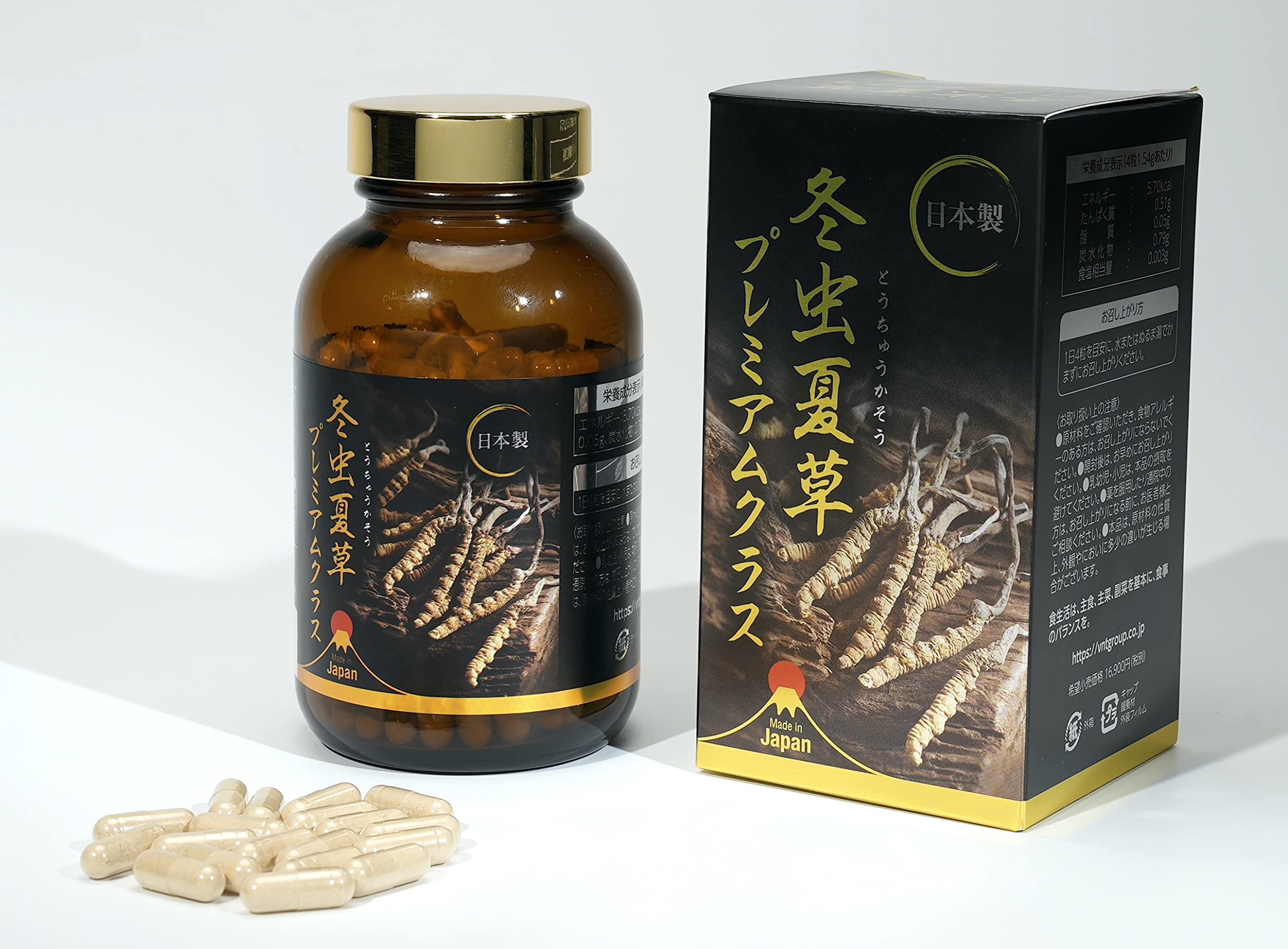 冬虫夏草 PREMIUM 冬虫夏草プレミアムクラス 240 カプセル