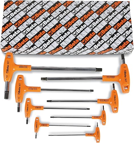 Miniatura 1 de Beta 96T Juego de 8 llaves hexagonales con mango en T de alto par, 0.079 in-0.394 in