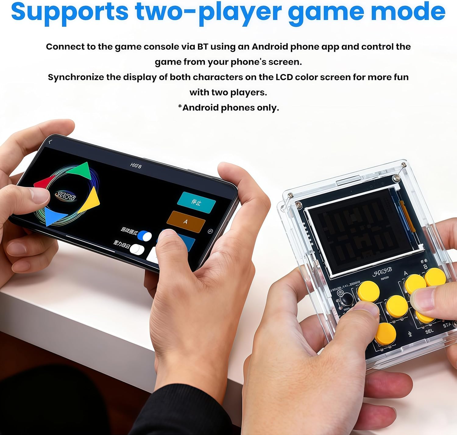 DIY Soldering Project AI Chatbot Game Console Kit Electronic Soldering Kit with Classic Game Weather Clock Music Spectrum