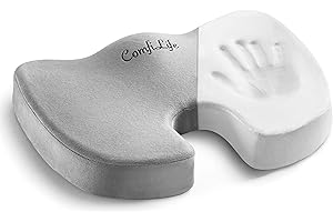 ComfiLife Prostate Seat Cushion - Non-Slip Orthopedic Memory Foam Coccyx Cushion for Tailbone Pain Relief
