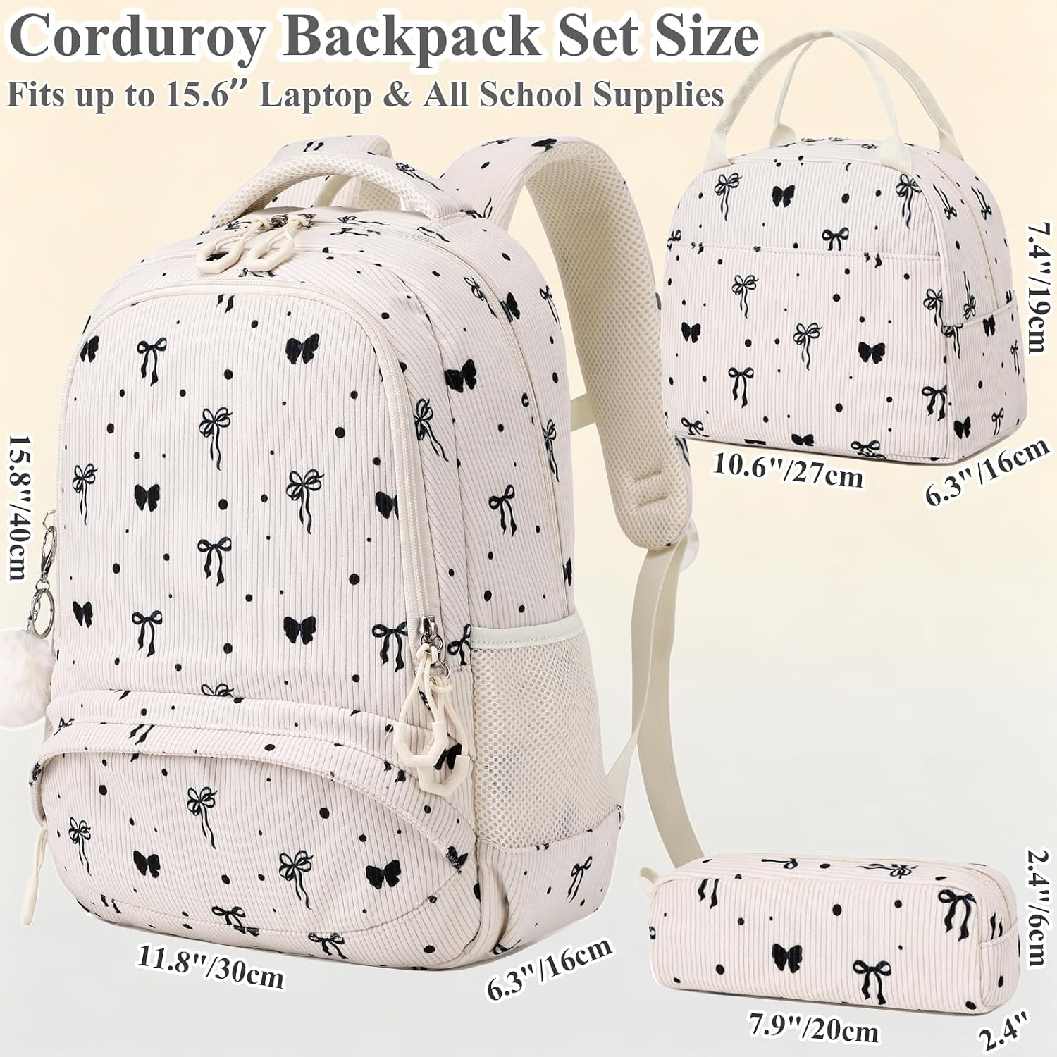 Meisohua Girls Backpack with Lunch Box 3 in 1 Set Kids Backpack for Girls Preschool Kindergarten Elementary School Backpack image 4