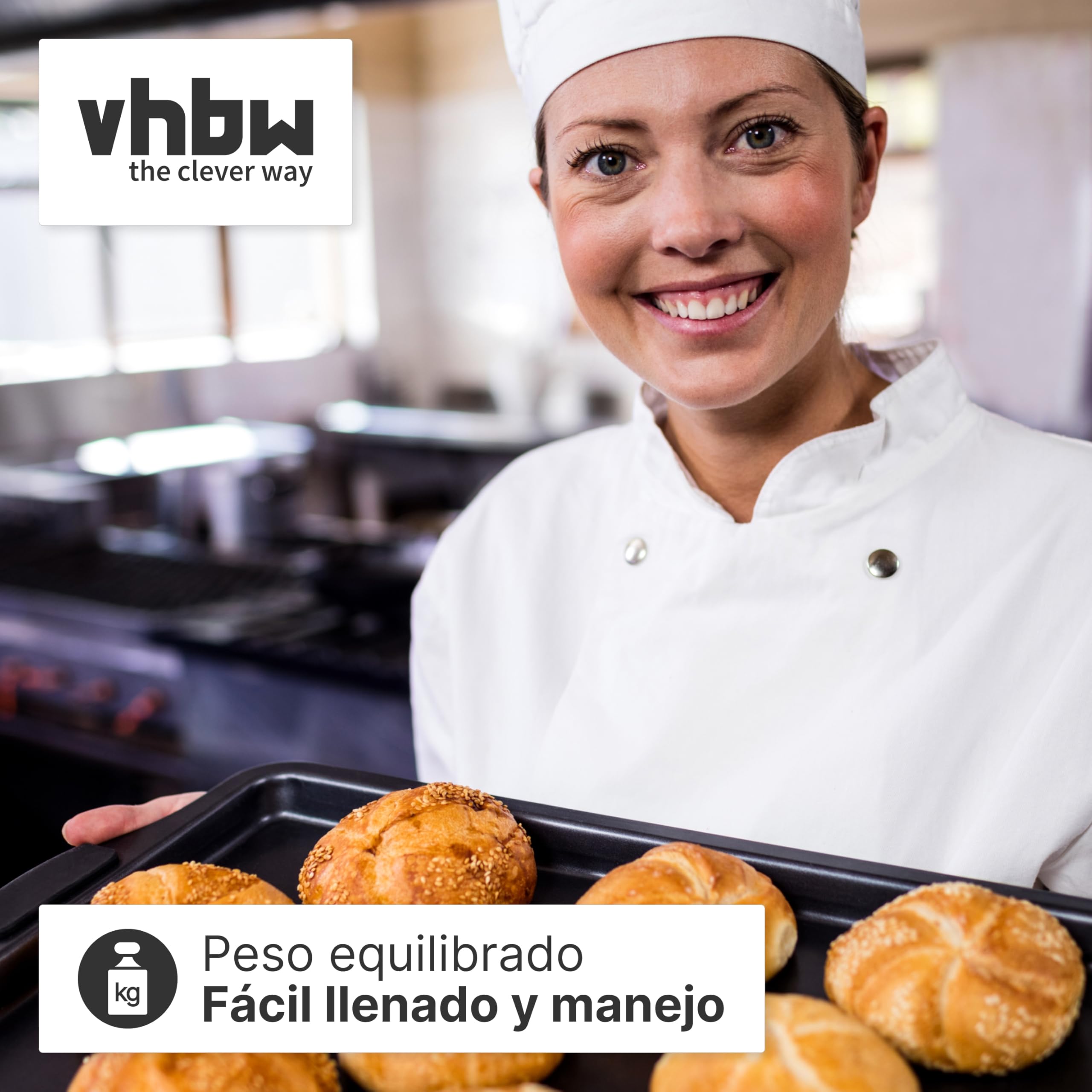 vhbw Bandeja reemplaza 11014334 para horno