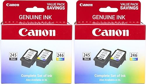 Miniatura 3 de Canon PG-245 / CL-246 Paquete de valor de tinta genuina (2 cartuchos), compatible con iP2820, MG2420/2924/2920/3020/2522/2525, MX492