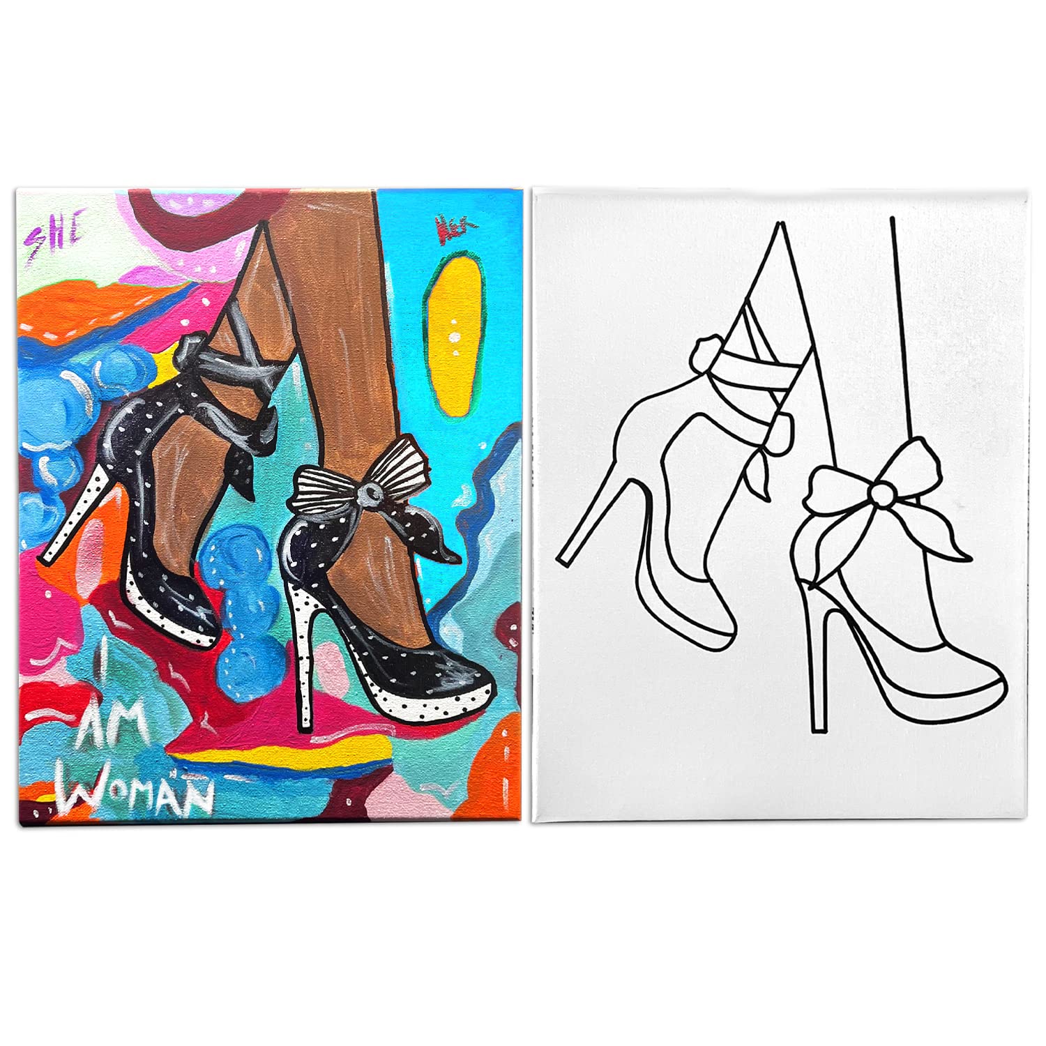 Pre Drawn Canvas Painting for Adults Kids North Macedonia Ubuy