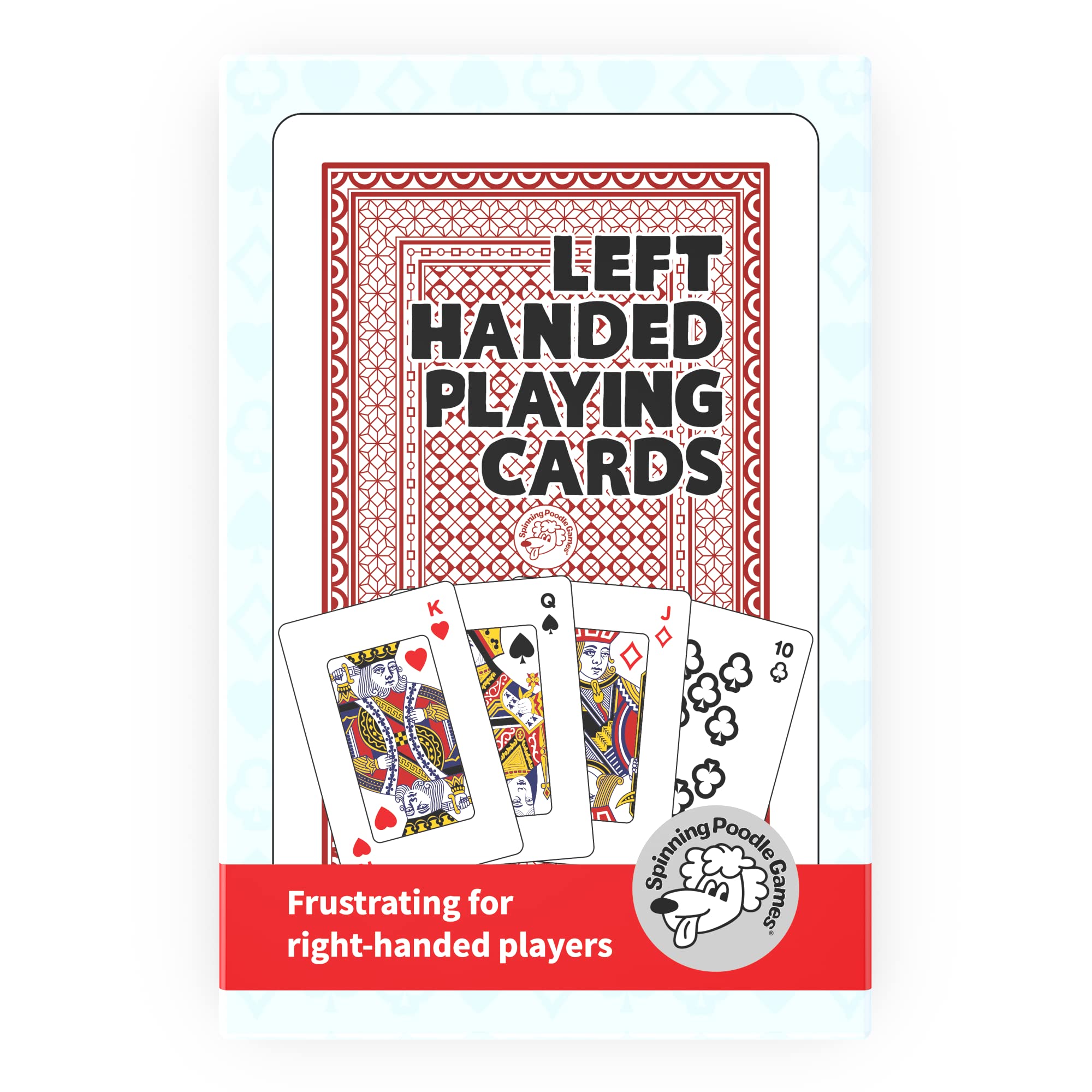 Left Handed Playing Cards - The Perfect Left-Handed Gift for Left-Handed People!