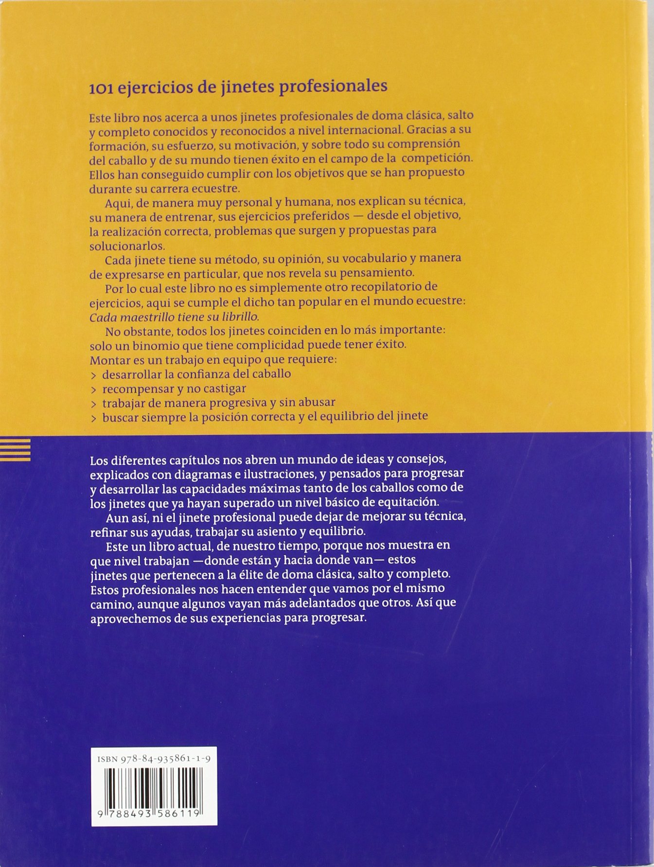 101 EJERCICIOS DE JINETES PROFESIONALES (PICCOBELO)