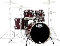 Vista 7 de PDP By DW Concept - Paquete de 5 piezas de carcasa de arce con herrajes cromados naturales