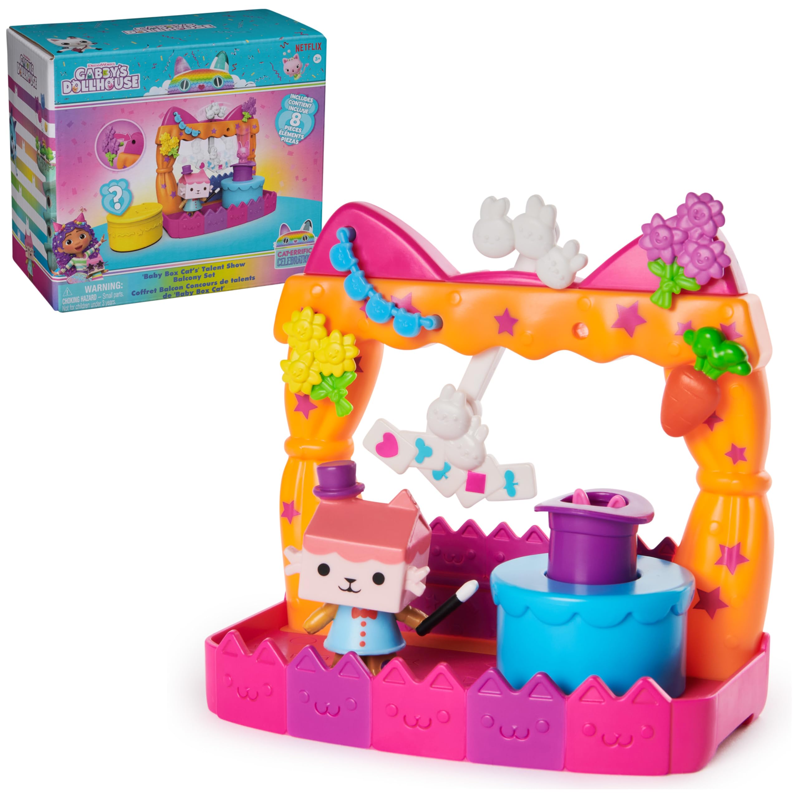 Gabby's Dollhouse Playset BlcnyBabyBxsMagicShowSet