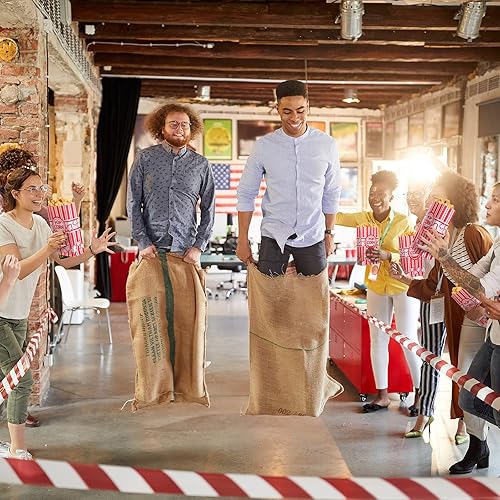 Miniatura 6 de Movie Night - Bolsas de papel para palomitas de maíz 2 onzas con parte inferior plana contenedor de palomitas de maíz desechable con funda de