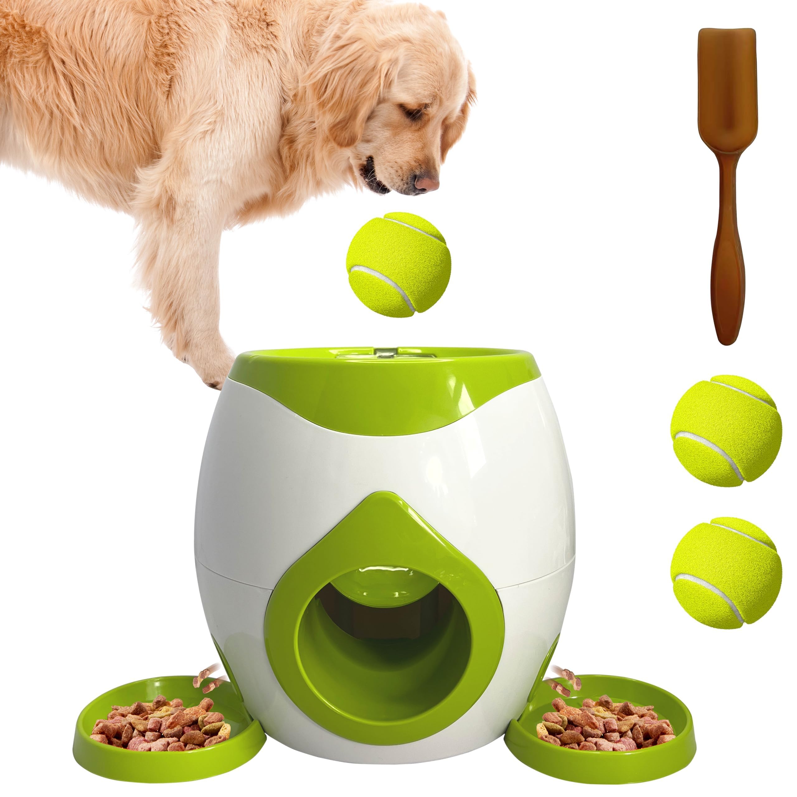 Abull - Giocattolo puzzle per cani, giocattolo interattivo per cani, migliora il QI degli animali domestici e li tiene occupati, dispenser 2 in 1 e alimentatore lento per mangiare sano, divertente e