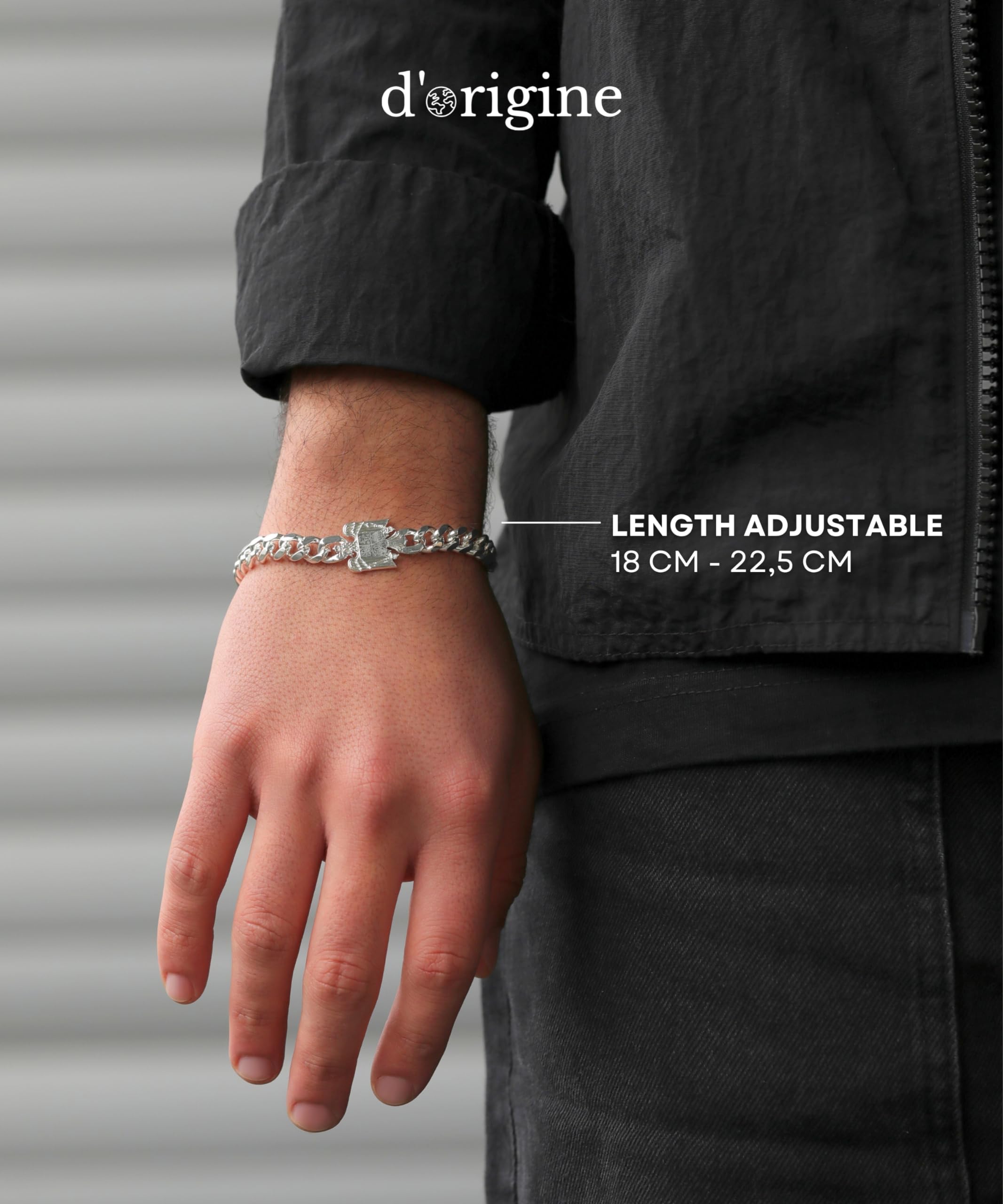 d'origine Romania, bracciale con stemma dell'aquila rumeno, collana con aquila, gioielli rumeni, stemma rumeno da uomo
