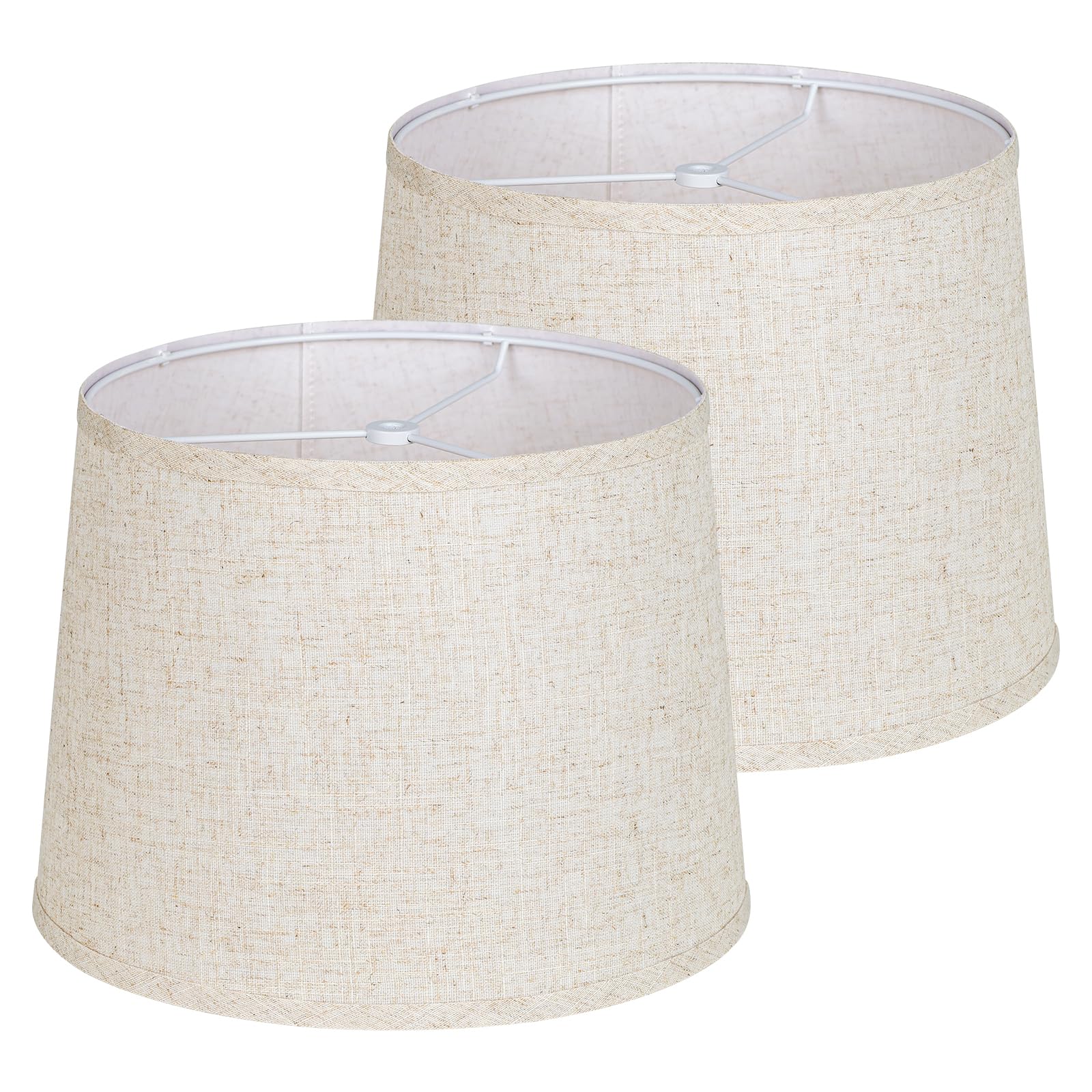 KOZEOTA Lamp shades Set of 2, Drum Lamp shades 11