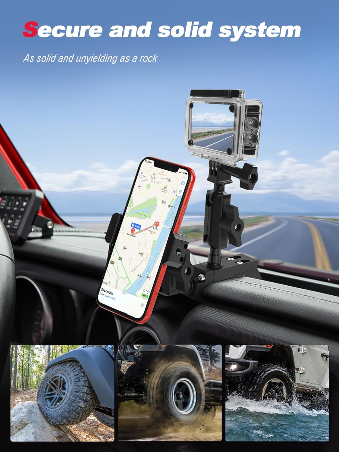 Tool Mount and MOLLE Panel Fire Extinguisher Mount Fit 1-2inch Tactical Slots