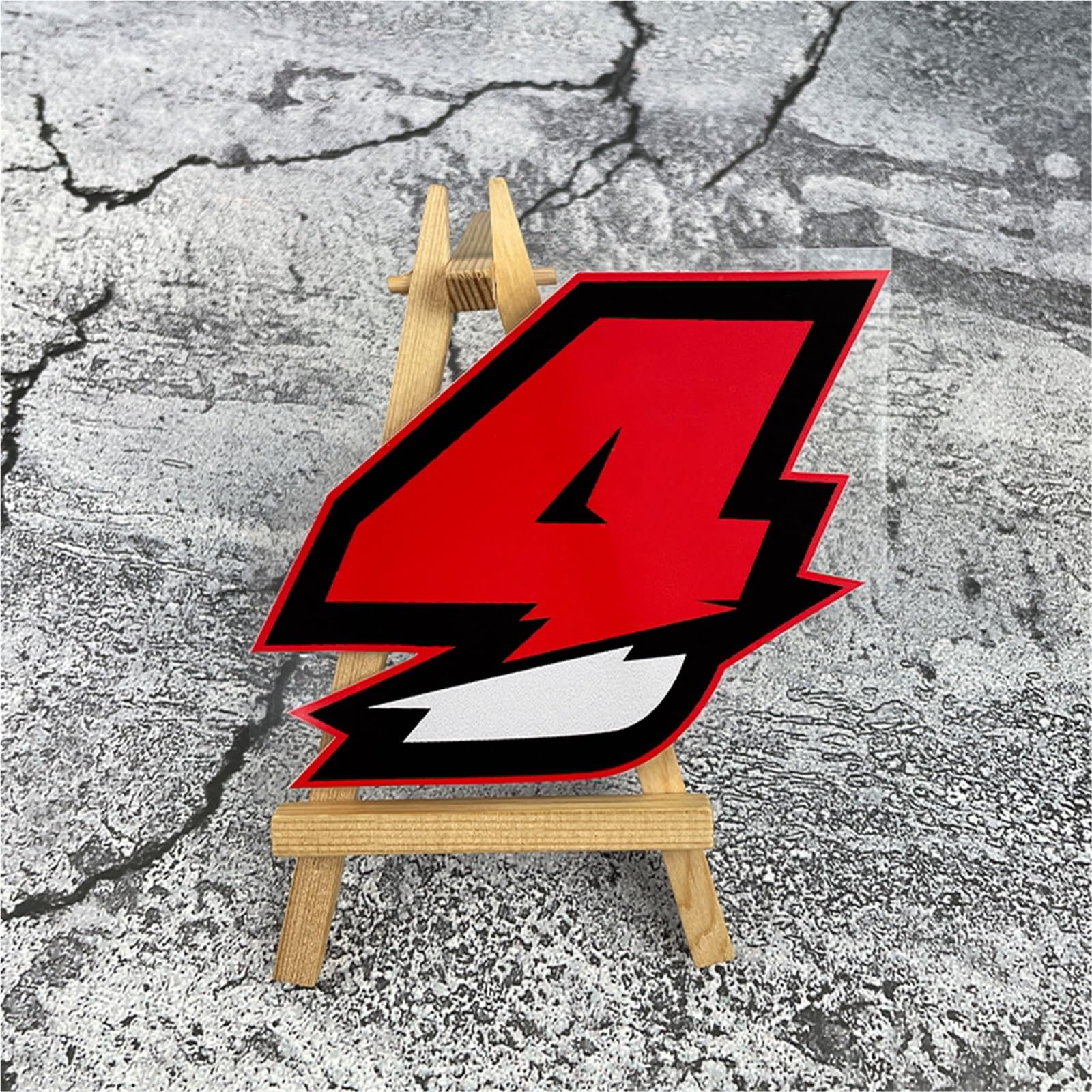 FGLFPXI 2PC Stickers, Waterproof Decals for Motorcycle Front Fairing, Scooter Helmet Box Modified Decor