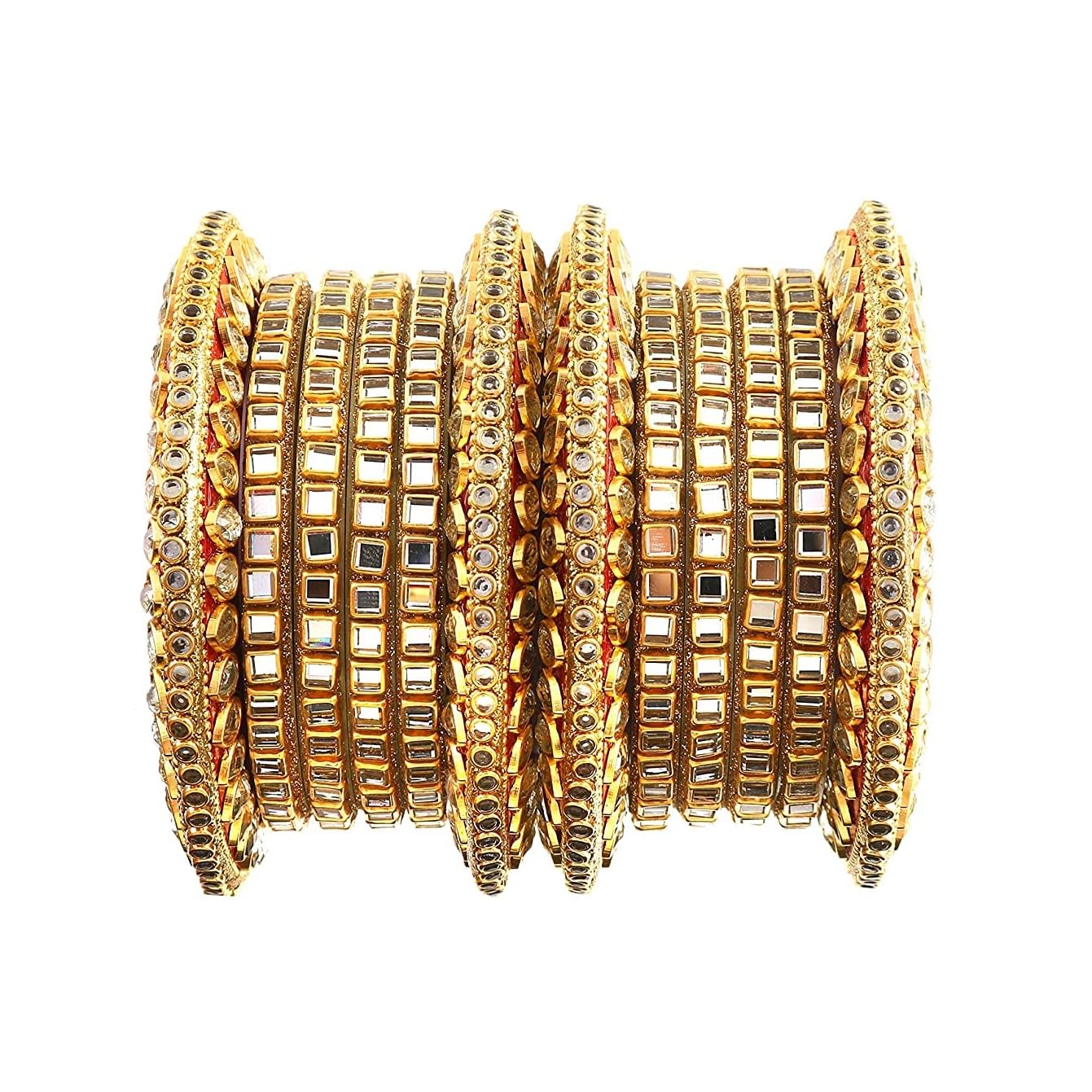 T4 Jewels Rajwadi Beautiful Kundan Rajasthani Traditional Stylish Bangles Set for Women & Girls_2.4 (B0CK3CJ4V9) Amazon Price History, Amazon Price Tracker