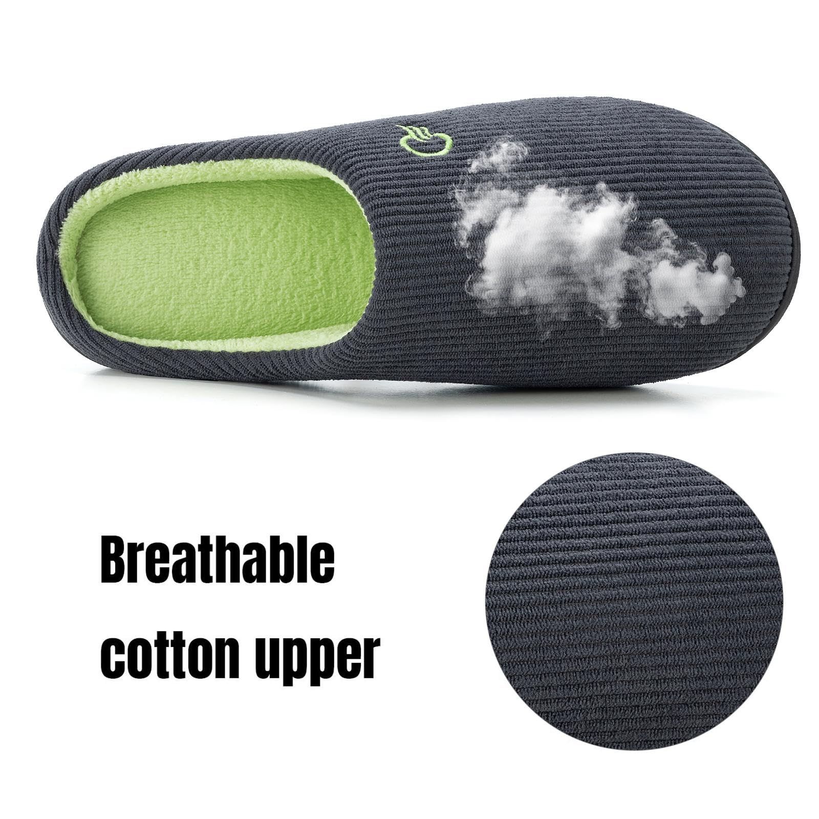 Mishansha Pantofole Uomo in Memory Foam da Donna Pantofole Morbide e Calde per la Casa Taglia 36-47 EU