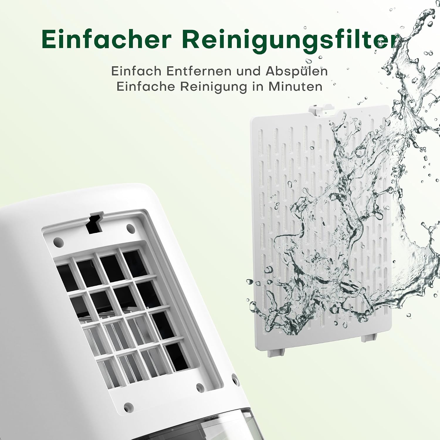 Cleaning the removable filter of CONOPU DH-CS14 Dehumidifier