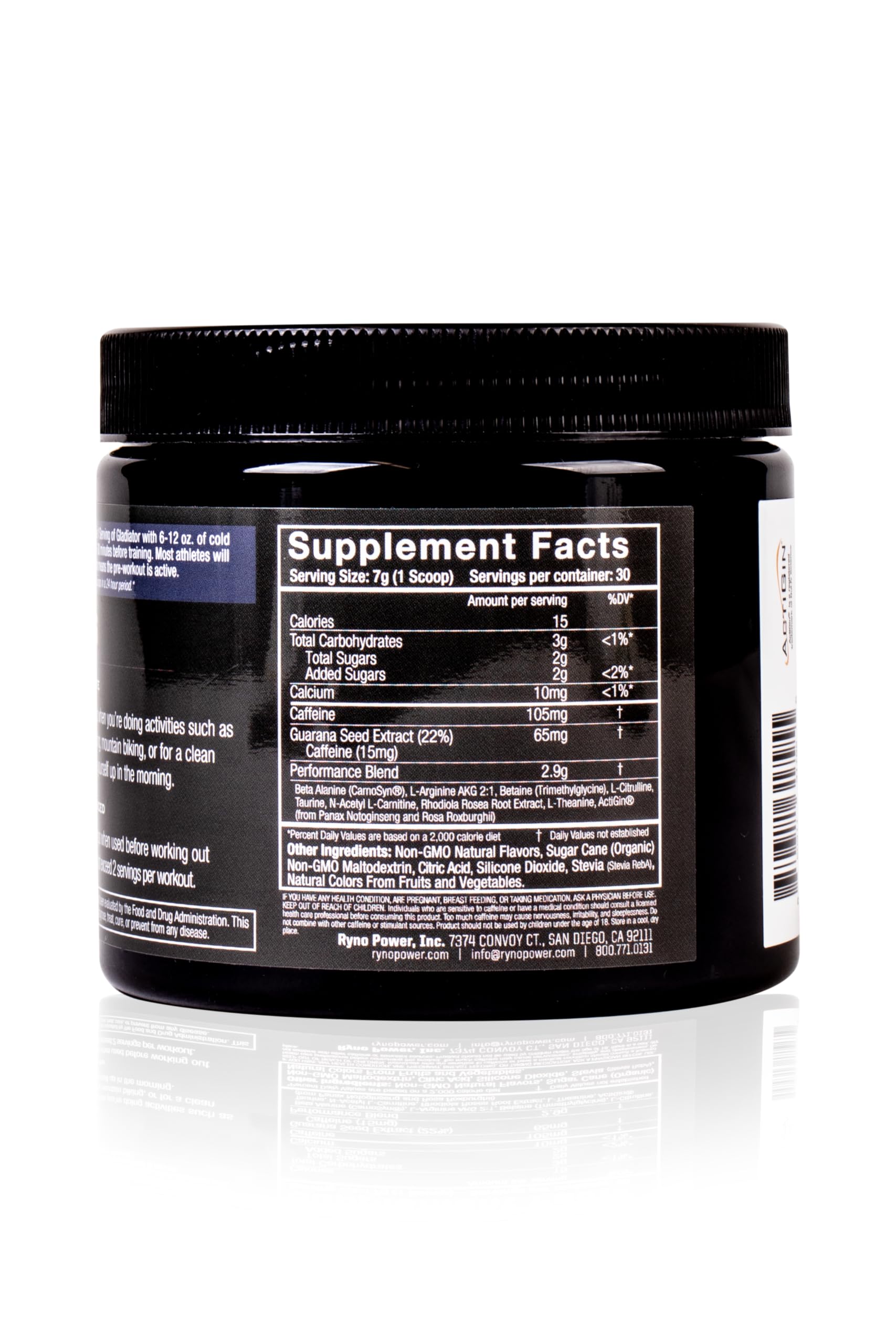 Ryno Power Gladiator Concord Grape (200g)