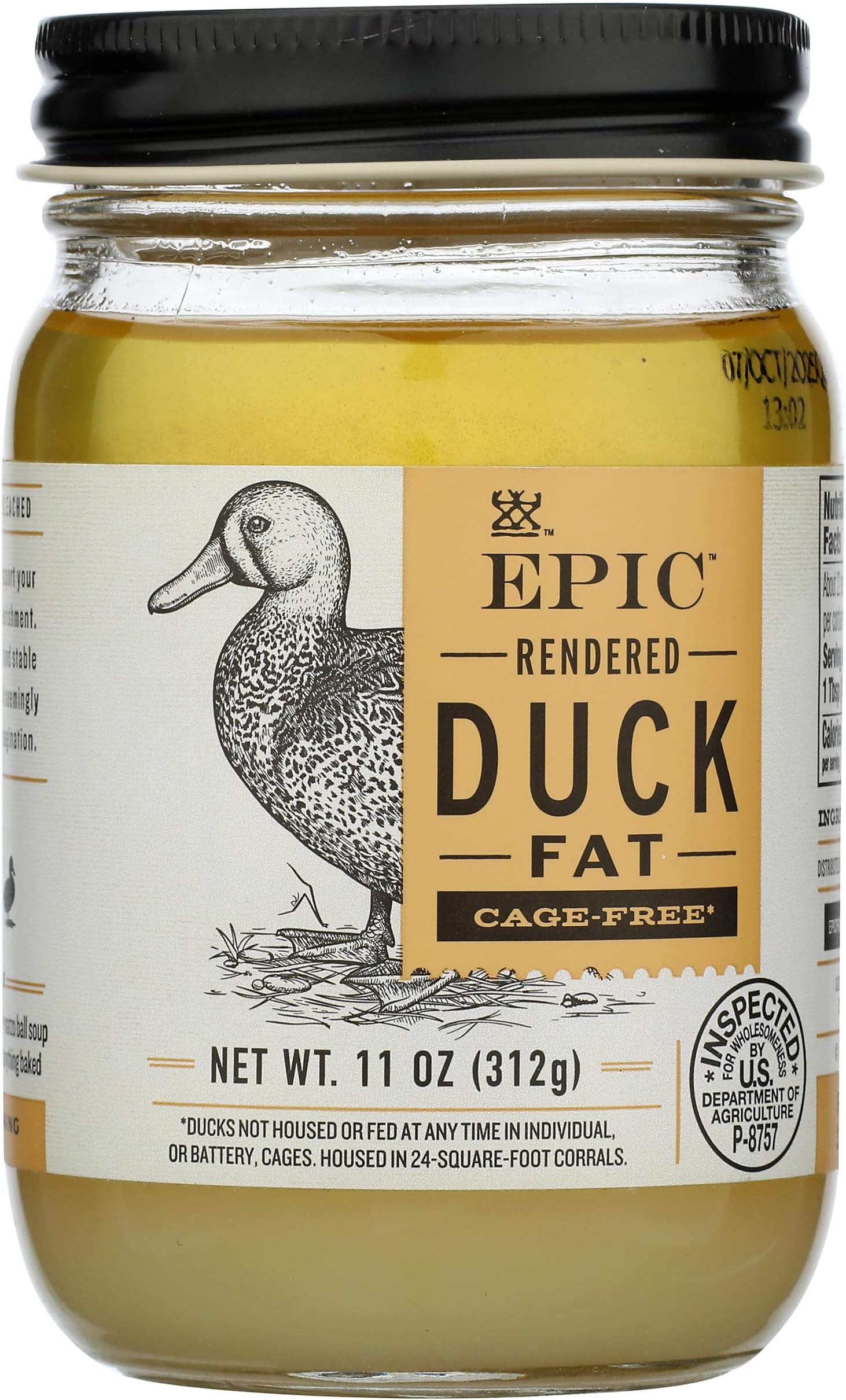 Epic Bar Traditional Duck Fat (312 g/11oz)