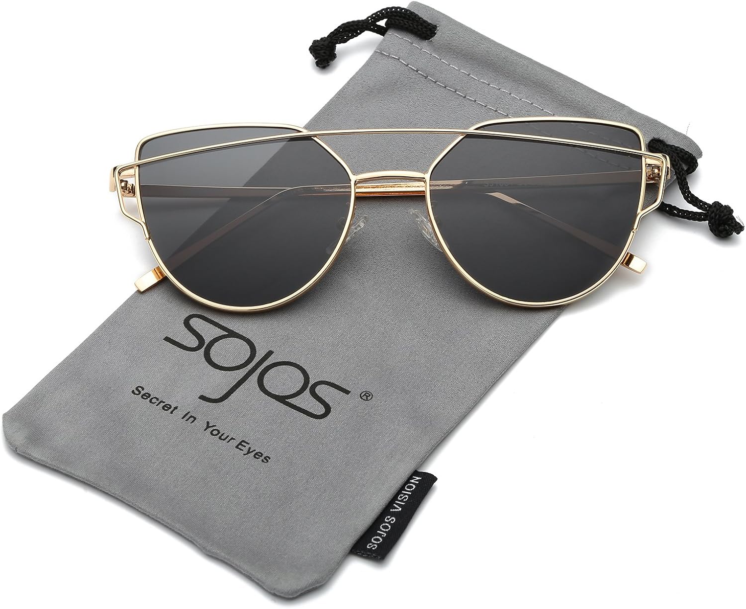 occhiali da sole con aste a molla