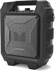 Monster Rockin' Roller Mini | Portable Bluetooth Wireless Speaker, 60 Watts, up to 36 Hours Playtime, Mic/Guitar Input, Water Resistant asin的图片
