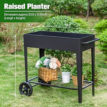 Amazon.co.jp: MFSTUDIO アウトドア 盛り上がった庭 プランター