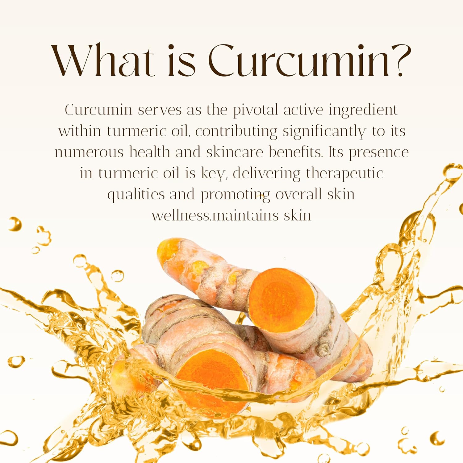 Organic Turmeric Face Oil – Dark Spot Corrector, Glow Boosting Facial Oil for Face & Body | Hydrating, Anti-Aging, Pore Minimizing, Lightweight Non-Greasy Oil with Jojoba & Aloe Vera