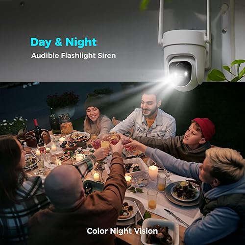 Miniatura 10 de Cámara de seguridad solar inalámbrica Vicohome 2CQ4 2K AI para exteriores, cámara alimentada por batería, visión nocturna a color, audio