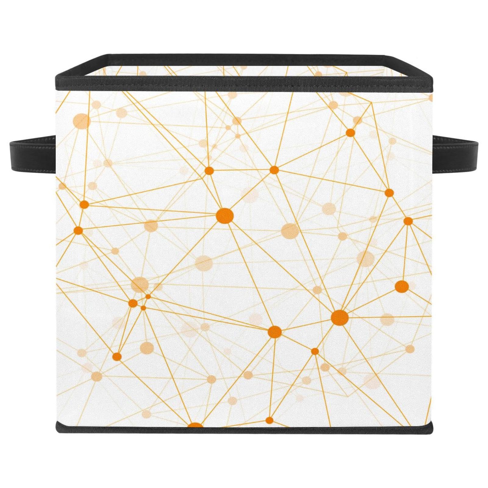 Boîte de rangement pliable en tissu cube pour placard maison et chambre