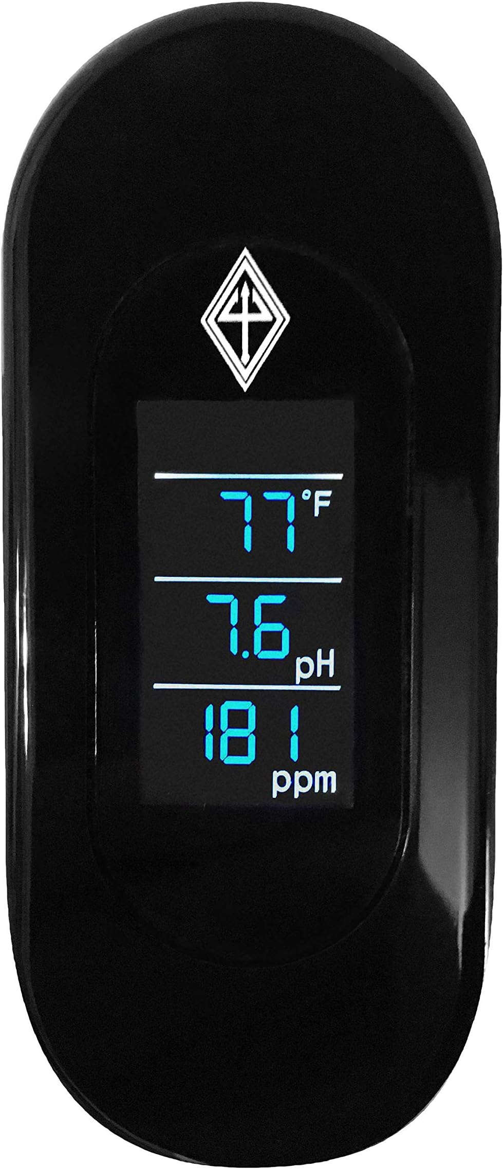 3 in 1 Aquarium Meter [Temp, pH, TDS] Clamps to Fish Tank Provides Real Time Data on Aquarium Health- Fahrenheit/Celsius Thermometer, pH Meter, TDS Meter (Total Dissolved Solids)