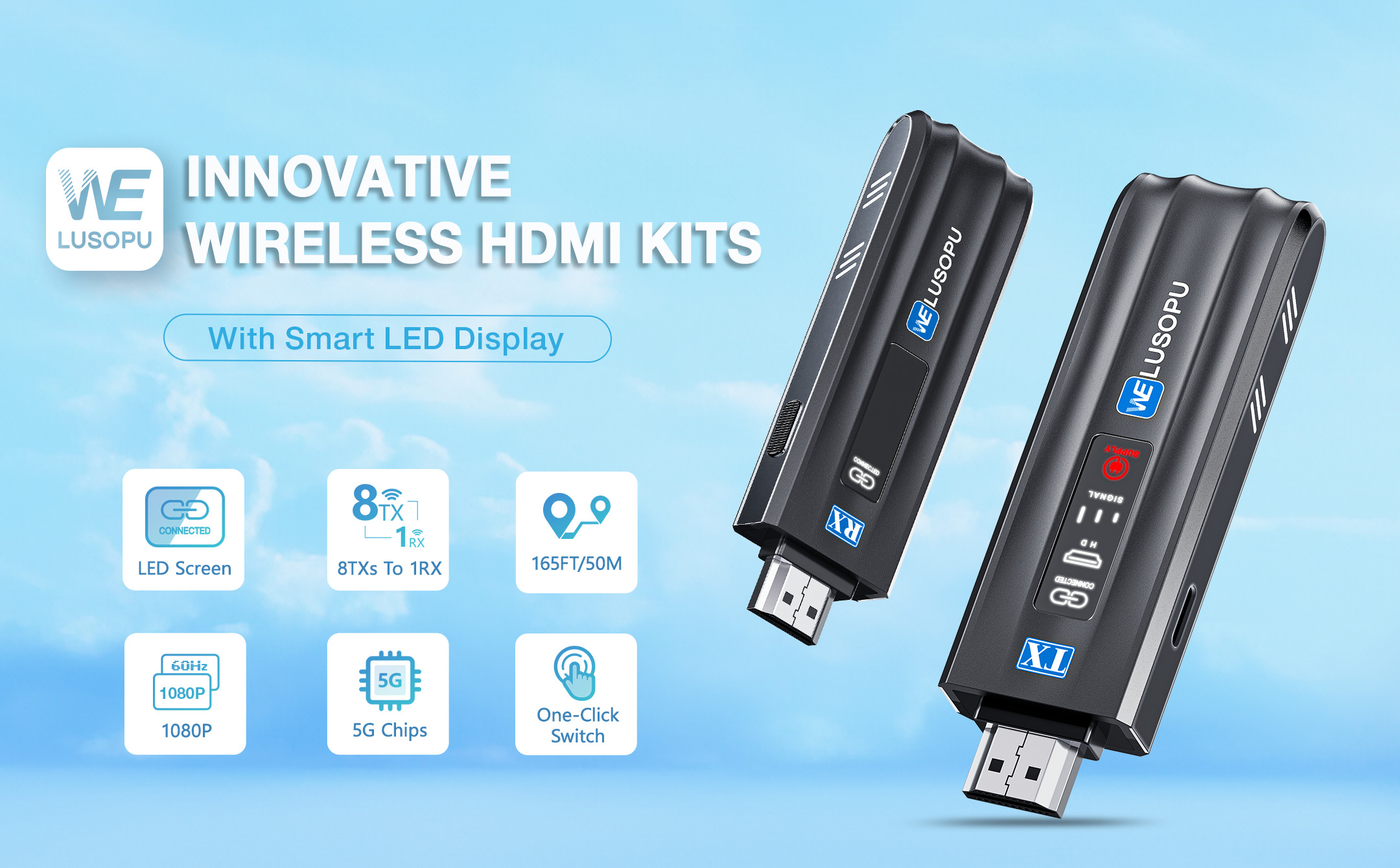 ViewPlay 2026ギフトボックス セット 2026 Upgraded Wireless HDMI