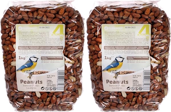 Flamingo Nourriture pour Oiseaux Sauvages – qualité Premium – Cacahuètes décortiquées – Forte teneur en Huile – 3kg - 4
