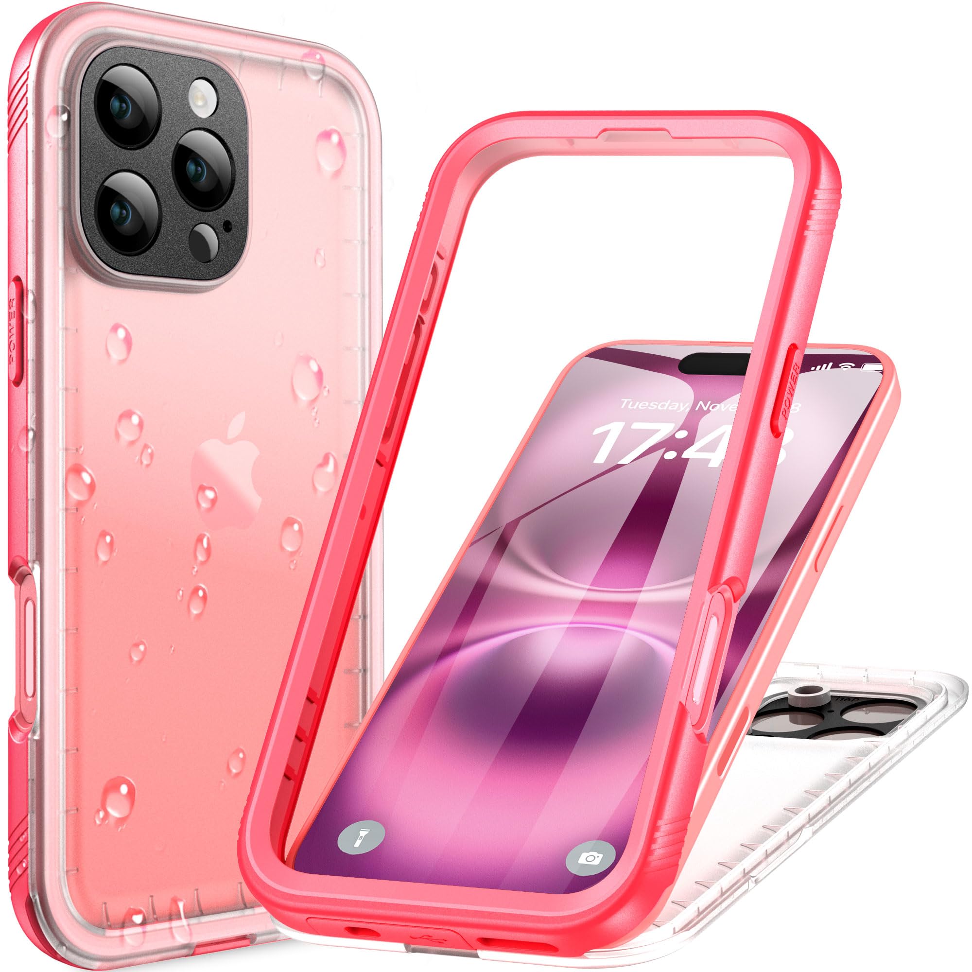 Amazon.com: Cozycase TOP Military IP68 Waterproof Case for iPhone