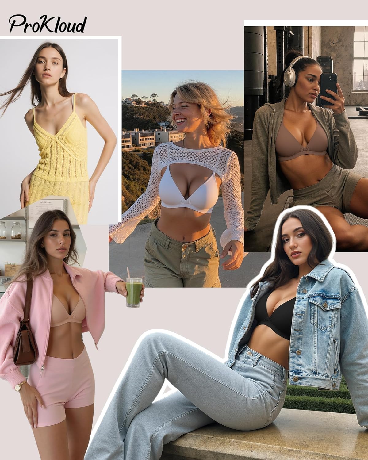 Wireless Triangle Bralettes for Women Plunge Unlined Bras No Underwire Comfortable Unpadded Everyday Tshirt Bra - Image 6