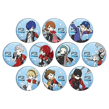 ペルソナ3 リロード　中国　SEGA 岳羽ゆかり　グリッターバッジ　10点 ペルソナ3 リロード：P3R 】Atlus SEGA STORE 中国限定発売